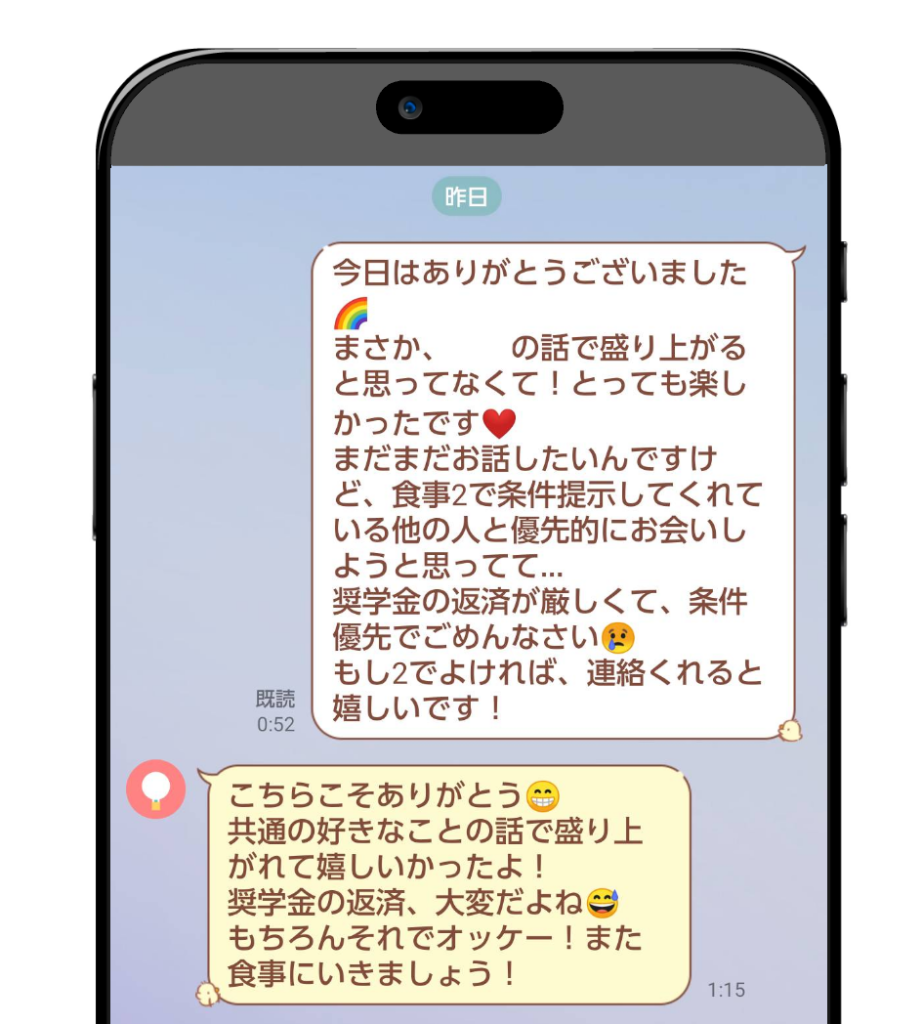 【実際のやり取り】